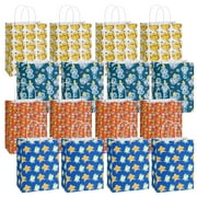 SALQGBUW-Pokemon 16 Pcs Party Paper Gift Bags – Cute Cartoon Favor Bags for Kids' Birthday, Baby Shower, Classroom Treats, and Party Supplies for Boys and Girls